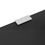 vidaXL Ecran intimitate pisoar perete negru 90x40cm sticlă securizată vidaXL Ecran intimitate pisoar perete negru 90x40cm sticlă securizată