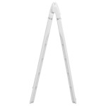 vidaXL Placă indicatoare de trotuar cadru în A, gri, 45x7x84,5cm, HDPE vidaXL Placă indicatoare de trotuar cadru în A, gri, 45x7x84,5cm, HDPE