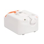 vidaXL Toaletă de camping integrată, alb, 24+17 L HDPE și PP vidaXL Toaletă de camping integrată, alb, 24+17 L HDPE și PP