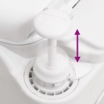 vidaXL Toaletă de camping integrată, alb, 24+17 L HDPE și PP vidaXL Toaletă de camping integrată, alb, 24+17 L HDPE și PP