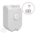 vidaXL Rezervor de apă portabil cu adaptor, gri, 24 L vidaXL Rezervor de apă portabil cu adaptor, gri, 24 L
