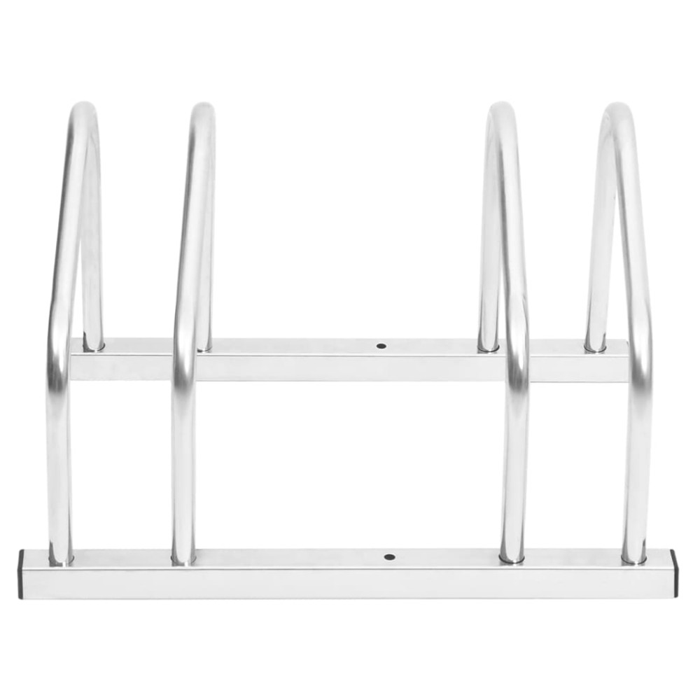 vidaXL Suport de biciclete, pentru 2 biciclete, oțel galvanizat
