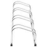 vidaXL Suport de biciclete, pentru 4 biciclete, oțel galvanizat vidaXL Suport de biciclete, pentru 4 biciclete, oțel galvanizat