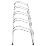 vidaXL Suport pentru biciclete, pentru 5 biciclete, oțel galvanizat vidaXL Suport pentru biciclete, pentru 5 biciclete, oțel galvanizat