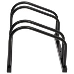 vidaXL Suport de biciclete, pentru 2 biciclete, negru, oțel vidaXL Suport de biciclete, pentru 2 biciclete, negru, oțel