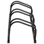 vidaXL Suport pentru biciclete, pentru 3 biciclete, negru, oțel vidaXL Suport pentru biciclete, pentru 3 biciclete, negru, oțel