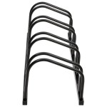 vidaXL Suport de biciclete, pentru 4 biciclete, negru, oțel vidaXL Suport de biciclete, pentru 4 biciclete, negru, oțel