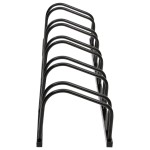 vidaXL Suport de biciclete, pentru 5 biciclete, negru, oțel vidaXL Suport de biciclete, pentru 5 biciclete, negru, oțel