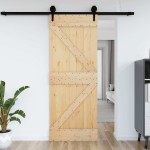 vidaXL Ușă „NARVIK”, 95x210 cm, lemn masiv de pin vidaXL Ușă „NARVIK”, 95x210 cm, lemn masiv de pin