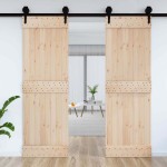 vidaXL Ușă „NARVIK”, 70x210 cm, lemn masiv de pin vidaXL Ușă „NARVIK”, 70x210 cm, lemn masiv de pin