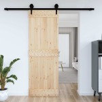 vidaXL Ușă „NARVIK”, 80x210 cm, lemn masiv de pin vidaXL Ușă „NARVIK”, 80x210 cm, lemn masiv de pin