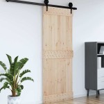 vidaXL Ușă „NARVIK”, 80x210 cm, lemn masiv de pin vidaXL Ușă „NARVIK”, 80x210 cm, lemn masiv de pin