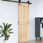 vidaXL Ușă „NARVIK”, 85x210 cm, lemn masiv de pin vidaXL Ușă „NARVIK”, 85x210 cm, lemn masiv de pin