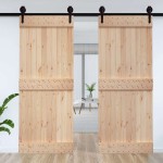 vidaXL Ușă „NARVIK”, 95x210 cm, lemn masiv de pin vidaXL Ușă „NARVIK”, 95x210 cm, lemn masiv de pin