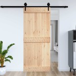vidaXL Ușă „NARVIK”, 100x210 cm, lemn masiv de pin vidaXL Ușă „NARVIK”, 100x210 cm, lemn masiv de pin
