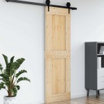 vidaXL Ușă „NARVIK”, 70x210 cm, lemn masiv de pin vidaXL Ușă „NARVIK”, 70x210 cm, lemn masiv de pin