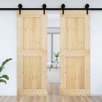 vidaXL Ușă „NARVIK”, 80x210 cm, lemn masiv de pin vidaXL Ușă „NARVIK”, 80x210 cm, lemn masiv de pin