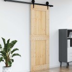 vidaXL Ușă „NARVIK”, 80x210 cm, lemn masiv de pin vidaXL Ușă „NARVIK”, 80x210 cm, lemn masiv de pin