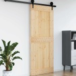 vidaXL Ușă „NARVIK”, 95x210 cm, lemn masiv de pin vidaXL Ușă „NARVIK”, 95x210 cm, lemn masiv de pin