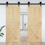 vidaXL Ușă „NARVIK”, 85x210 cm, lemn masiv de pin vidaXL Ușă „NARVIK”, 85x210 cm, lemn masiv de pin