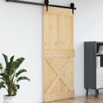 vidaXL Ușă „NARVIK”, 95x210 cm, lemn masiv de pin vidaXL Ușă „NARVIK”, 95x210 cm, lemn masiv de pin