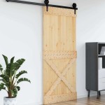 vidaXL Ușă „NARVIK”, 100x210 cm, lemn masiv de pin vidaXL Ușă „NARVIK”, 100x210 cm, lemn masiv de pin