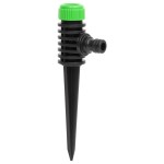 vidaXL Aspersoare rotative 6 buc. verde și negru 3x6x19,5 cm ABS și PP vidaXL Aspersoare rotative 6 buc. verde și negru 3x6x19,5 cm ABS și PP