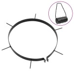 vidaXL Cleme pentru aerator de gazon 5 buc cu țăruși Ø 30 cm, fier vidaXL Cleme pentru aerator de gazon 5 buc cu țăruși Ø 30 cm, fier