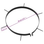vidaXL Cleme pentru aerator de gazon 5 buc cu țăruși Ø 30 cm, fier vidaXL Cleme pentru aerator de gazon 5 buc cu țăruși Ø 30 cm, fier