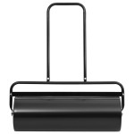 vidaXL Tăvălug gazon pentru grădină de Împins, negru, 63 L, fier și oțel vidaXL Tăvălug gazon pentru grădină de Împins, negru, 63 L, fier și oțel