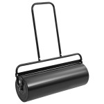 vidaXL Tăvălug gazon pentru grădină de Împins, negru, 63 L, fier și oțel vidaXL Tăvălug gazon pentru grădină de Împins, negru, 63 L, fier și oțel