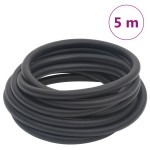 vidaXL Furtun de aer hibrid, negru, 0,6", 5 m, cauciuc și PVC vidaXL Furtun de aer hibrid, negru, 0,6", 5 m, cauciuc și PVC