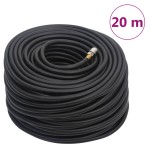 vidaXL Furtun de aer hibrid, negru, 0,6", 20 m, cauciuc și PVC vidaXL Furtun de aer hibrid, negru, 0,6", 20 m, cauciuc și PVC
