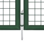 vidaXL Poartă de grădină din plasă, verde, 500x175 cm, oțel galvanizat vidaXL Poartă de grădină din plasă, verde, 500x175 cm, oțel galvanizat