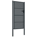 vidaXL Poartă pentru grădină, antracit, 105x250 cm, oțel vidaXL Poartă pentru grădină, antracit, 105x250 cm, oțel