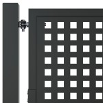 vidaXL Poartă pentru grădină, antracit, 105x250 cm, oțel vidaXL Poartă pentru grădină, antracit, 105x250 cm, oțel