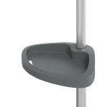 vidaXL Suport pentru prosoape, 47x280 cm, aluminiu