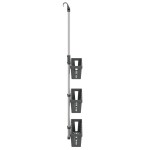 vidaXL Raft suspendat pentru duș 30x15x(67-105) cm aluminiu vidaXL Raft suspendat pentru duș 30x15x(67-105) cm aluminiu