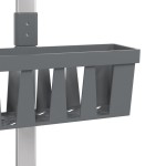 vidaXL Raft suspendat pentru duș 30x15x(67-105) cm aluminiu vidaXL Raft suspendat pentru duș 30x15x(67-105) cm aluminiu