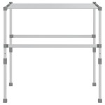 vidaXL Uscător de rufe, 83x(50-55)x(40-85) cm, aluminiu vidaXL Uscător de rufe, 83x(50-55)x(40-85) cm, aluminiu