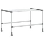 vidaXL Uscător de rufe, 83x(50-55)x(40-85) cm, aluminiu vidaXL Uscător de rufe, 83x(50-55)x(40-85) cm, aluminiu