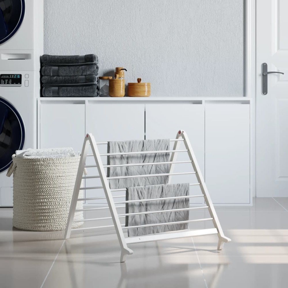 vidaXL Suport de uscare pentru cadă extensibil, 53-90 cm, aluminiu