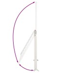 vidaXL Suport de uscare pentru cadă extensibil, 53-90 cm, aluminiu vidaXL Suport de uscare pentru cadă extensibil, 53-90 cm, aluminiu