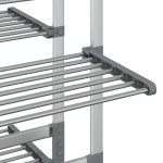 vidaXL Uscător de rufe cu roți, 89x64x129 cm, aluminiu vidaXL Uscător de rufe cu roți, 89x64x129 cm, aluminiu
