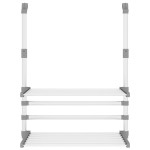 vidaXL Suport de uscare pentru balcon, 54x25x42 cm, aluminiu
