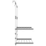 vidaXL Suport de uscare pentru balcon, 54x25x42 cm, aluminiu