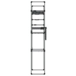 vidaXL Raft pentru mașina de spălat, 77x52x192 cm aluminiu vidaXL Raft pentru mașina de spălat, 77x52x192 cm aluminiu