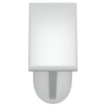 vidaXL Șine pentru perdele 2 buc, alb și argintiu, 40-60 cm, aluminiu