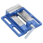 vidaXL Menghină pentru presă de frezat, albastru, 76 mm, fontă vidaXL Menghină pentru presă de frezat, albastru, 76 mm, fontă
