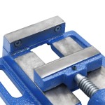 vidaXL Menghină pentru presă de frezat, albastru, 76 mm, fontă vidaXL Menghină pentru presă de frezat, albastru, 76 mm, fontă